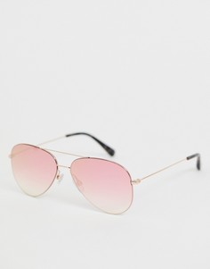 Розовые солнцезащитные очки-авиаторы Ted Baker - Розовый