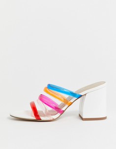 Босоножки на блочном каблуке ASOS DESIGN Hanson - Мульти