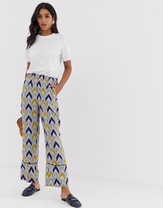 Брюки с принтом Vila - Мульти