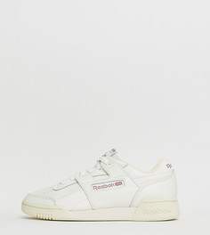 Белые кроссовки Reebok Workout Lo Plus - Белый