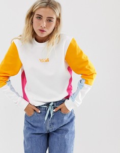 Белый свитшот колор блок Vans - Белый
