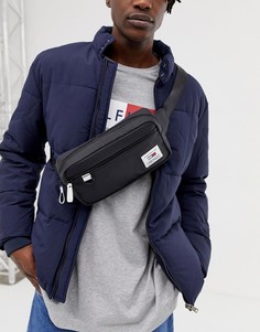Черная сумка-кошелек на пояс с логотипом и контрастной отделкой Tommy Jeans - Черный
