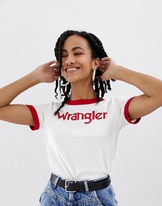 Футболка с логотипом Wrangler - Белый