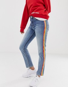 Узкие джинсы с завышенной талией Tommy Jeans - Синий