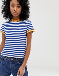 Приталенная футболка в полоску Tommy Jeans - Мульти