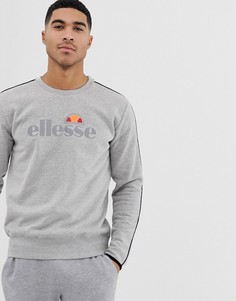 Серый свитшот с большим логотипом ellesse sport Leeti - Серый