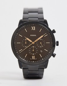 Часы с хронографом Fossil FS5525 Neutra 44 мм - Черный