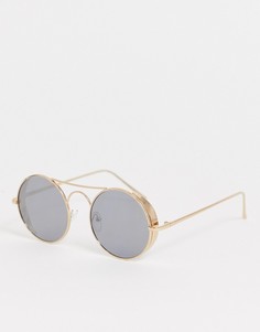 Круглые солнцезащитные очки Jeepers Peepers - Золотой
