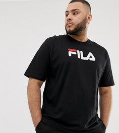 Черная футболка с логотипом Fila Plus Eagle - Черный