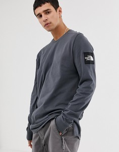 Серый лонгслив The North Face Fine 2 - Серый