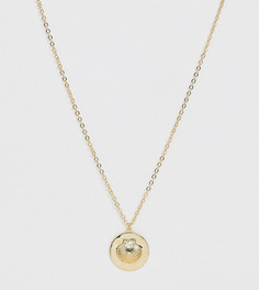 Ожерелье с подвеской-ракушкой DesignB London - Золотой