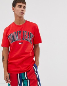 Красная футболка Tommy Jeans collegiate capsule - Красный
