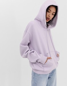 Oversize-худи сиреневого цвета Weekday - Фиолетовый