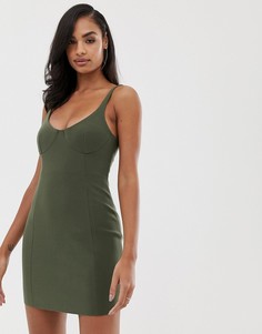 Платье мини с чашечками Bec & Bridge Amelie - Зеленый