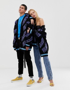 Кардиган с принтом COLLUSION Unisex - Черный
