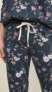 SUNDRY Floral Basic Sweatpants