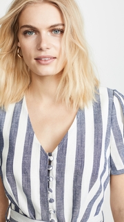 J.O.A. Striped Mini Dress