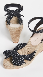 Loeffler Randall Tessa Bow Wedge Espadrilles