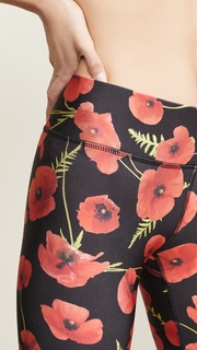 Terez Poppies Capri Band Leggings