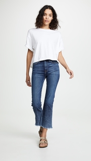 Hudson Holly High Rise Cropped Flare Jeans