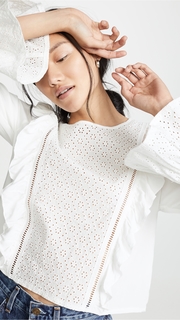 BB Dakota Jack By BB Dakota Eyelet It Happen Blouse