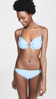 Shoshanna Steel Blue Bikini Top