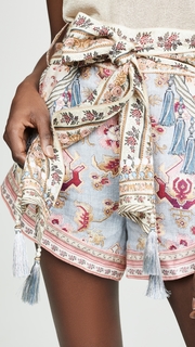 Camilla Tie Detail High Cut Shorts