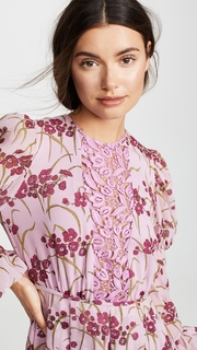 Giambattista Valli Puff Sleeve Floral Dress