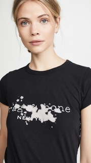 Rag & Bone/JEAN Bleach Logo Tee