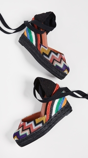Castaner x Missoni Carina Wedge Espadrilles