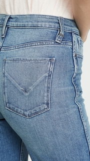 Hudson Faye High Rise Straight Jeans