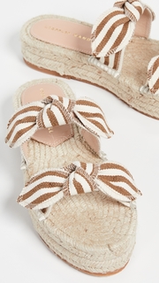 Loeffler Randall Daisy Two Bow Platform Espadrille Sandals