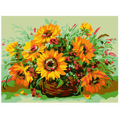 Картина-открытка по номерам Molly "Солнечный букет"