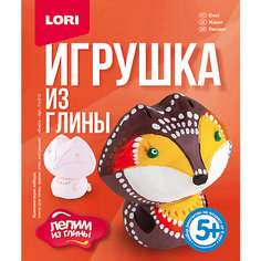 Набор для лепки Lori "Игрушка из глины" Енот