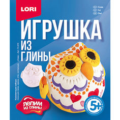 Набор для лепки Lori "Игрушка из глины" Сова