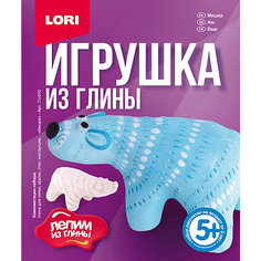 Набор для лепки Lori "Игрушка из глины" Мишка