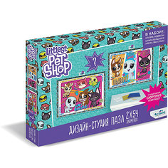 Набор пазлов 2в1 Littlest Pet Shop "Дизайн-студия" Всегда вместе! с сюрпризом Origami