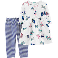 Комплект: платье и леггинсы carter’s для девочки Carters