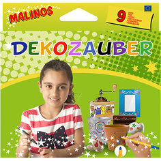 Фломастеры для рисования по камню, керамике, стеклу, металлу и т.д. Malinos Deko Zauberstifte, 8+1