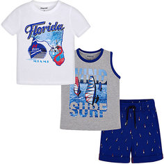 Комплект: Футболка, майка и шорты Mayoral для мальчика