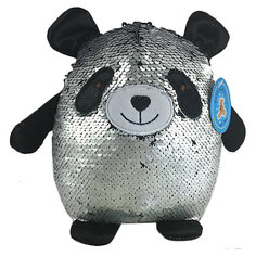 Мягкая игрушка ABtoys Панда с пайетками, 20 см