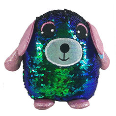 Мягкая игрушка ABtoys Собака с пайетками, 20 см