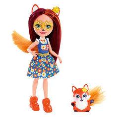 Кукла с любимой зверюшкой Enchantimals, Фелисити Фокс и Флик Mattel