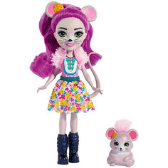 Кукла с любимой зверюшкой Enchantimals, Майла Маус и Фондю Mattel