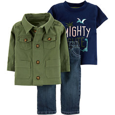 Комплект: жакет, футболка и джинсы carter’s для мальчика Carters