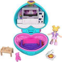 Игровой набор Polly Pocket Smart Stick, зелёное сердце Mattel
