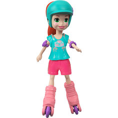 Мини-кукла Polly Pocket Active, Лайла на роликах Mattel