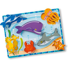 Пазл Melissa&Doug "Мои первые пазлы" Морские обитатели, 7 элементов