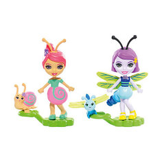 Игровой набор Enchantimals "Парк лепестков" Саксон Улитка и Дара Стрекоза Mattel
