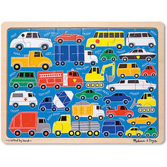 Пазл Melissa&Doug "Мои первые пазлы" Транспортные средства, 24 элемента